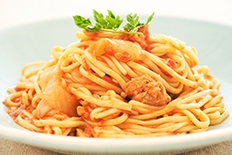 ツナのトマトソースパスタ