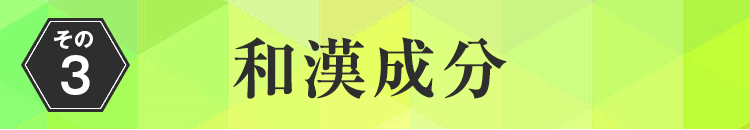 和漢成分