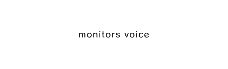 monitors voice